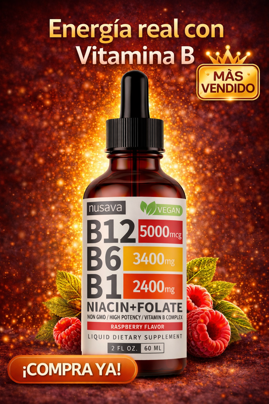 Complejo Vitamina B (con niacina y folato) NUSAVA